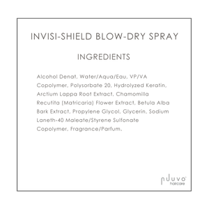 Nuuvo Haircare Invisi-Shield Heat Protectant Blow-dry Spray