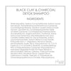 Nuuvo Haircare Black Clay & Charcoal Detox Shampoo