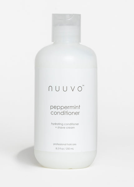 Nuuvo Haircare Peppermint Conditioner - Hydrating Conditioner + Shave Cream