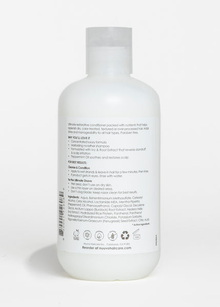 Nuuvo Haircare Peppermint Conditioner - Hydrating Conditioner + Shave Cream