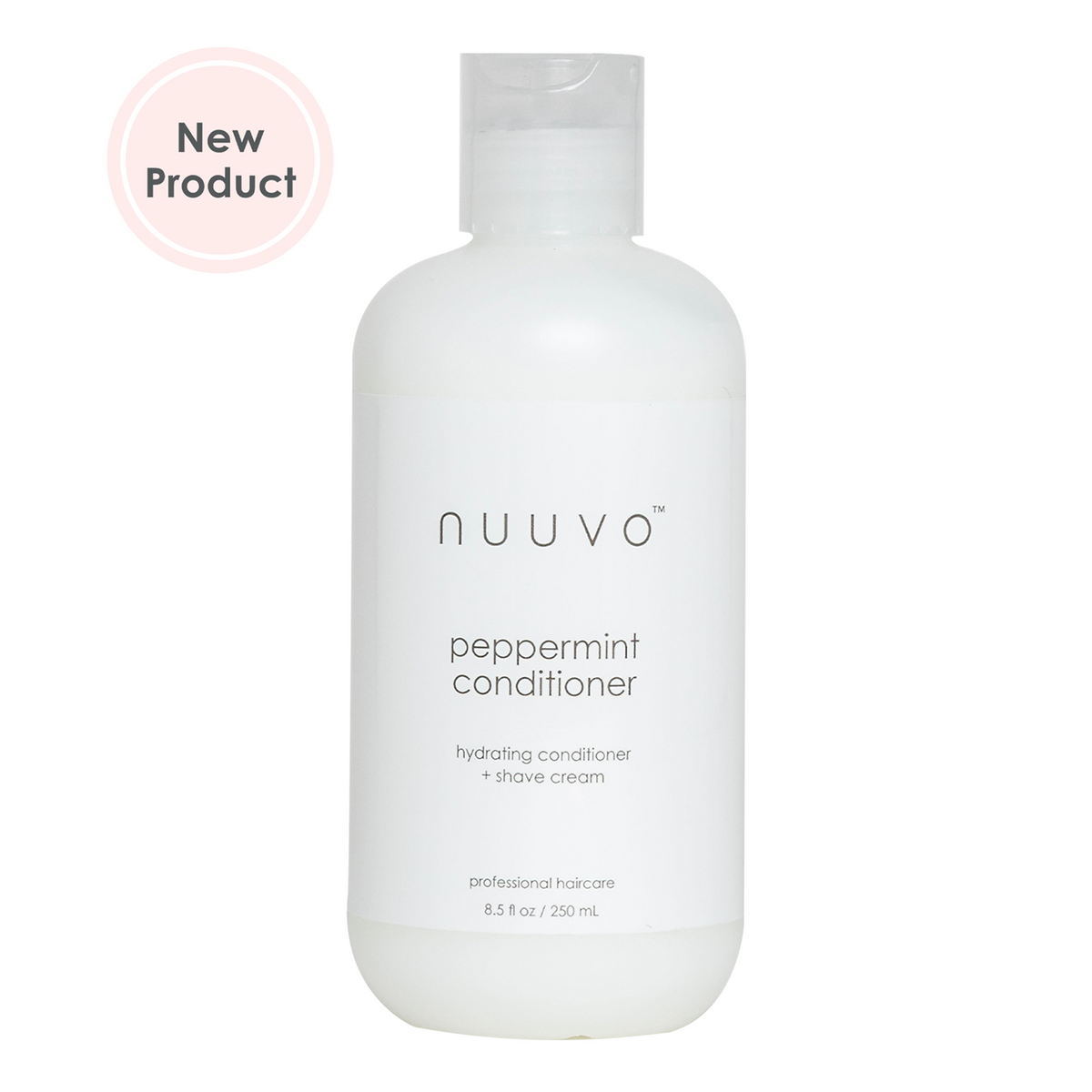 Nuuvo Haircare Peppermint Conditioner - Hydrating Conditioner + Shave Cream