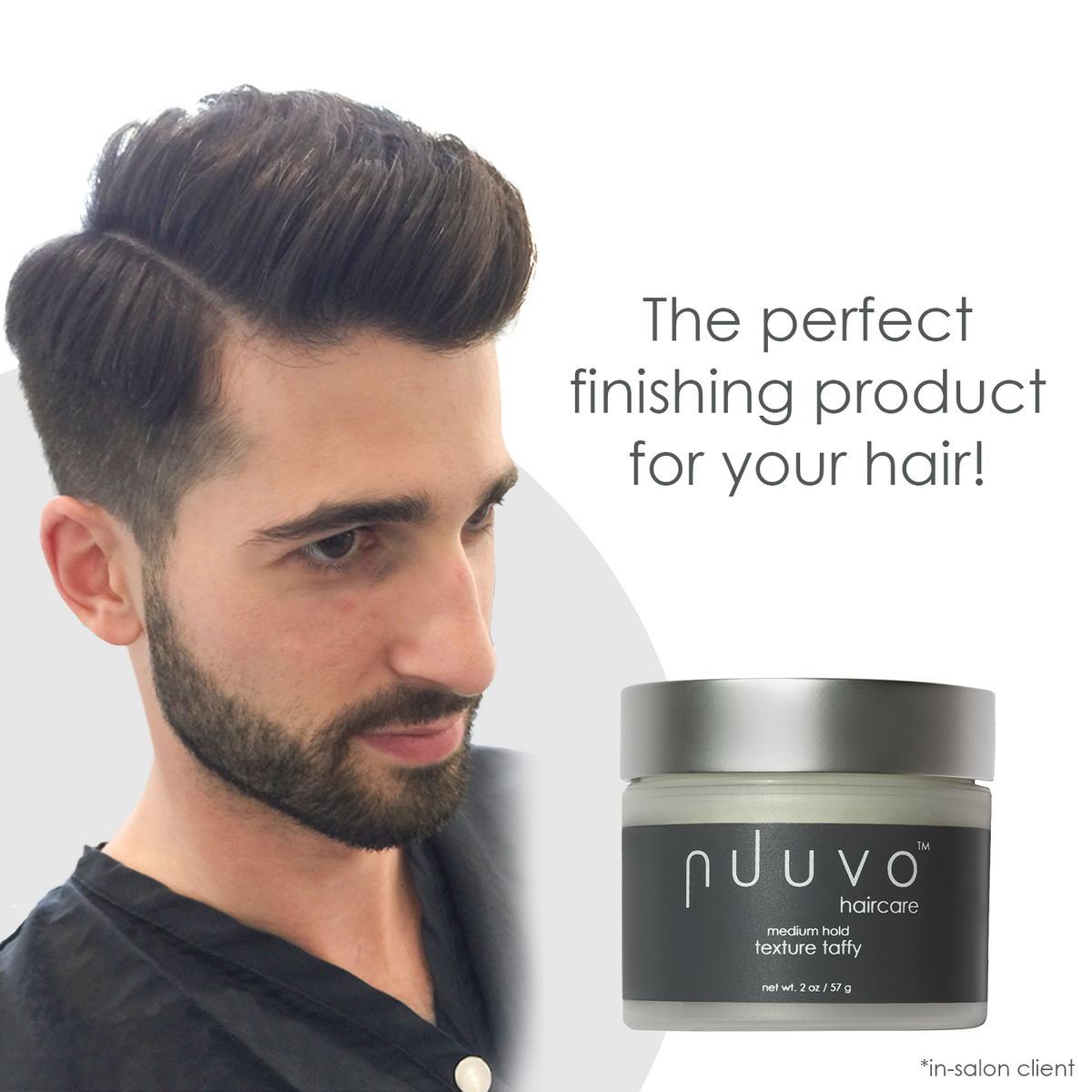 Nuuvo Haircare Texture Taffy Pomade - Medium Hold Nuuvo Haircare Texture Taffy Pomade - Medium Hold