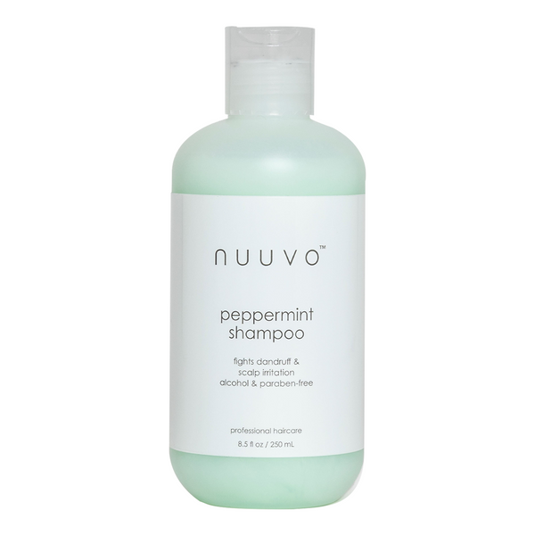 Nuuvo Haircare Peppermint Shampoo - Fights Dandruff & Scalp Irritation