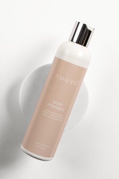Nuuvo Biotin Shampoo & Conditioner Duo - Strengthening Hair Care Duo for Thicker, Fuller Hair
