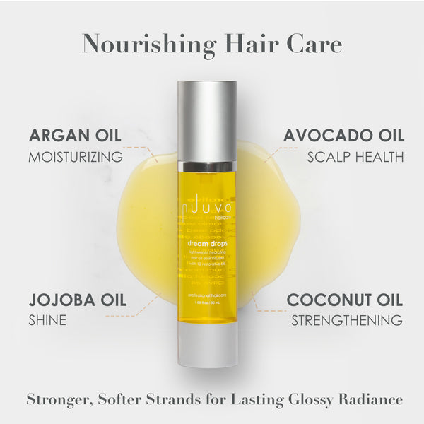 Nuuvo Haircare Dream Drops - A Lightweight Hydrating Hair Oil Elixir