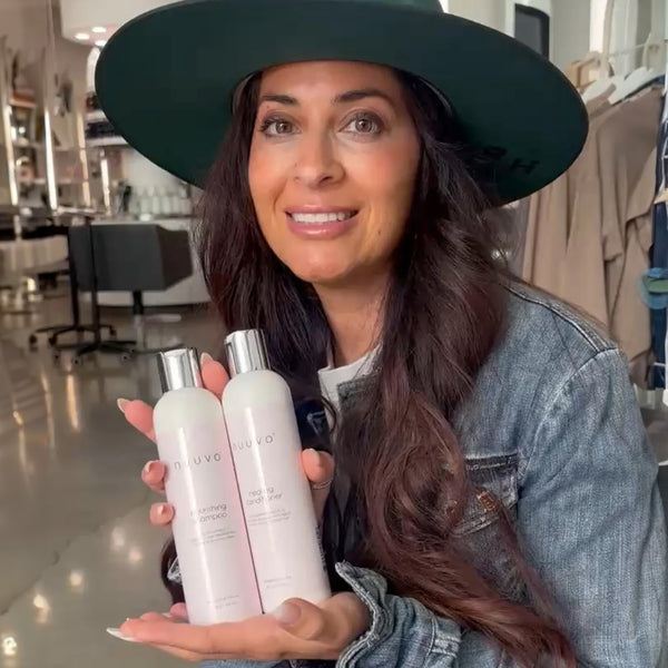 Nourishing Shampoo & Healing Conditioner Set By Nuuvo - Sulfate Free