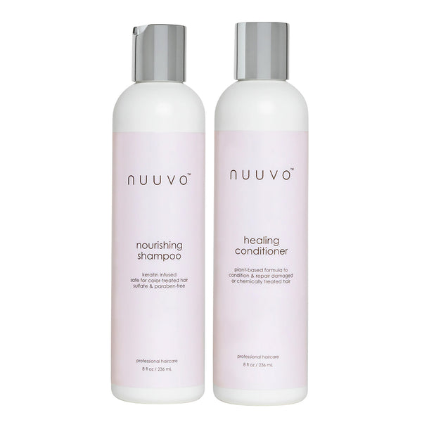 Nourishing Shampoo & Healing Conditioner Set By Nuuvo - Sulfate Free