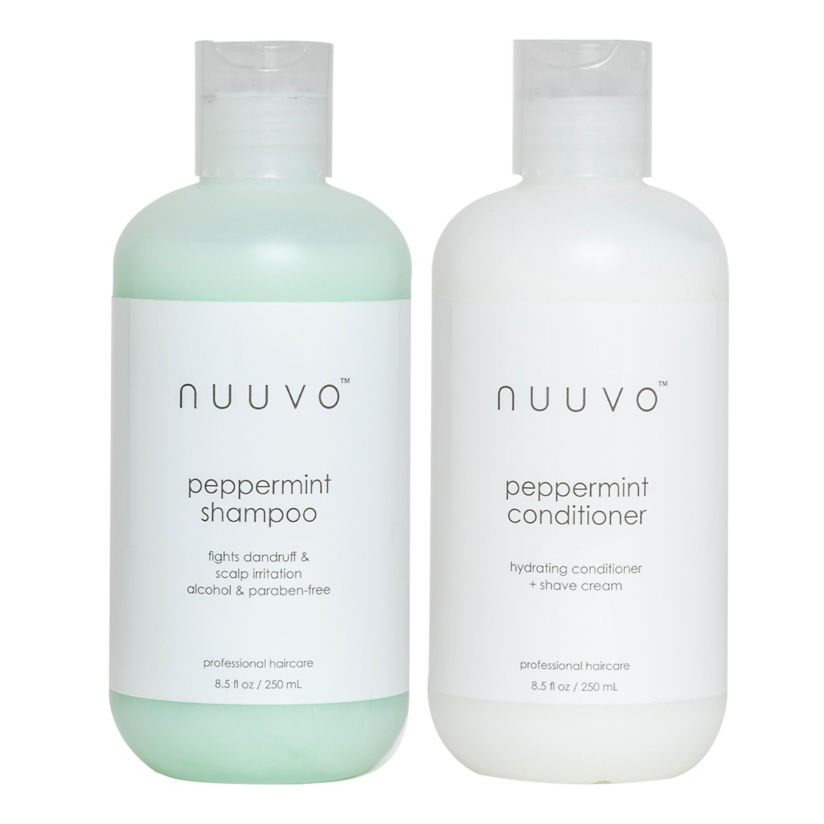 Nuuvo Peppermint Shampoo &amp; Hydrating Conditioner Set - Scalp Care Duo