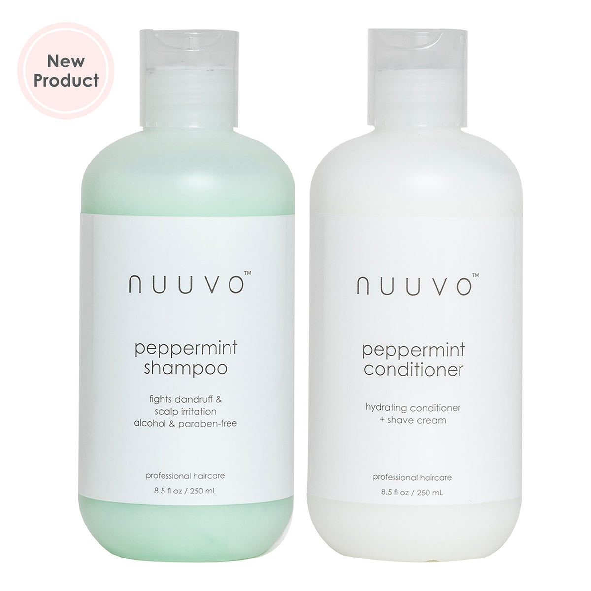Nuuvo Peppermint Shampoo &amp; Hydrating Conditioner Set - Scalp Care Duo