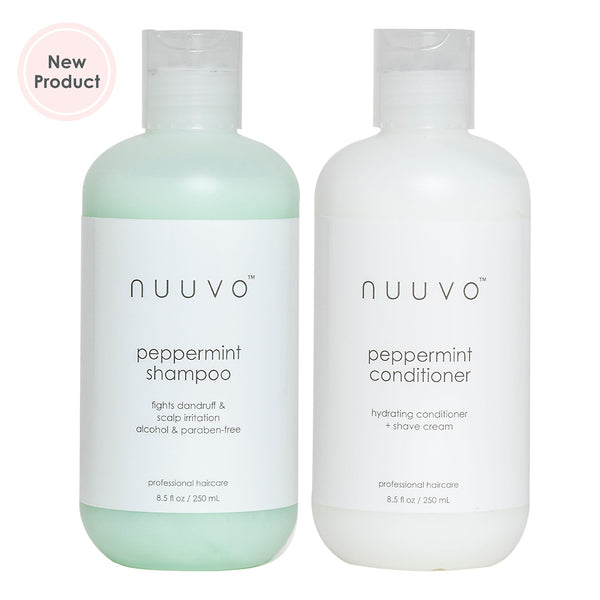 Nuuvo Peppermint Shampoo & Hydrating Conditioner Set - Scalp Care Duo