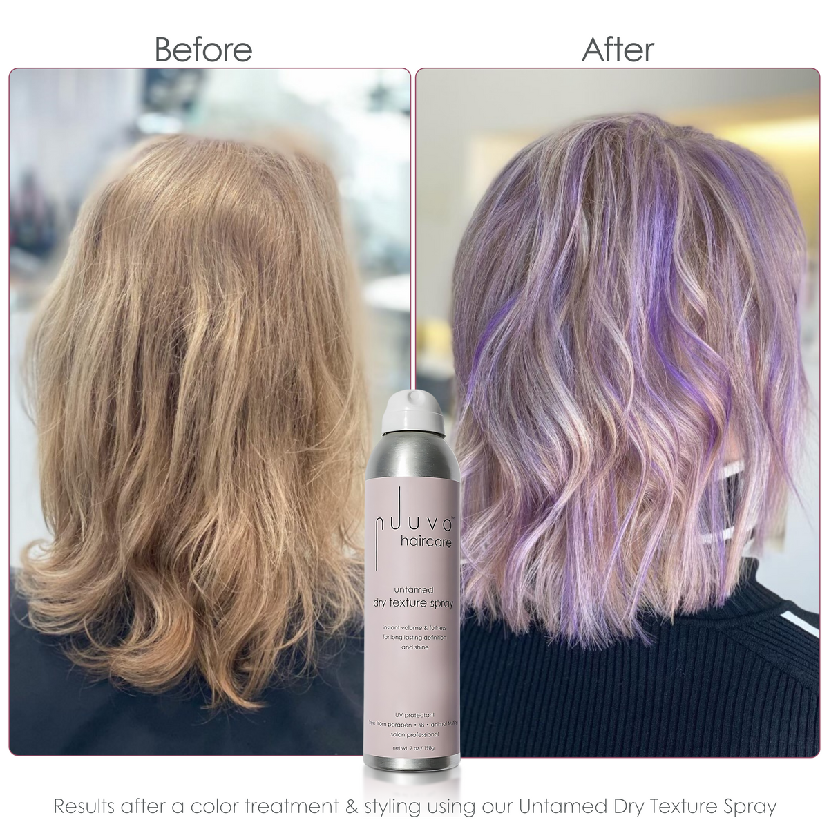 Untamed Dry Texture Spray by Nuuvo - Effortless, Iconic Hair