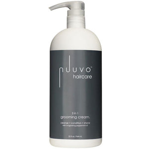 Nuuvo Haircare 3in1 Grooming Cream, Unisex No Poo, Conditioning & Shave