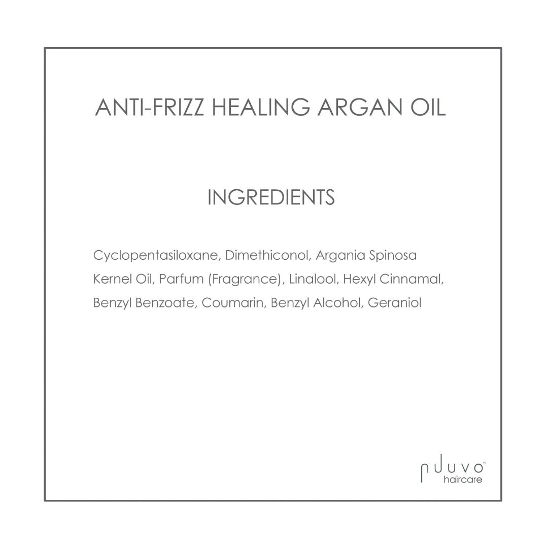 Nuuvo Haircare Lightweight Anti Frizz Healing Argan Oil