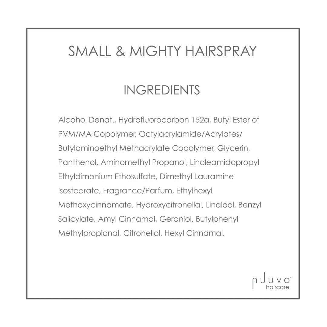 Small &amp; Mighty Hairspray by Nuuvo - 48 Hour Hold