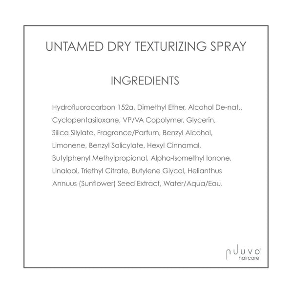 Nuuvo Haircare Untamed Dry Texture Spray