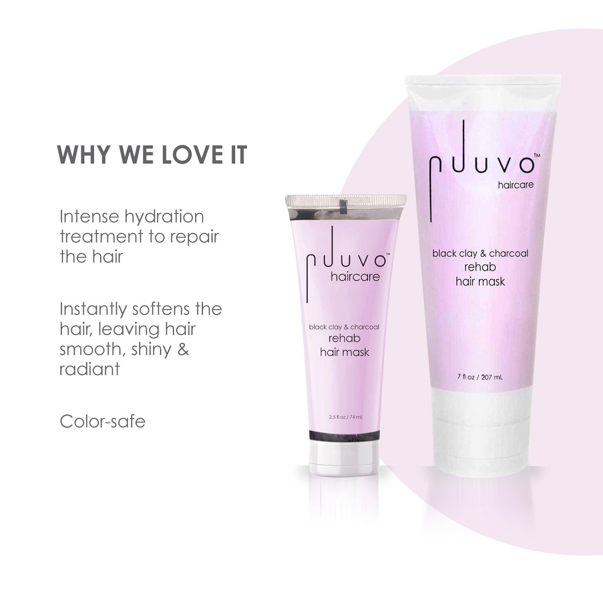 Nuuvo Haircare Black Clay &amp; Charcoal Hair Mask