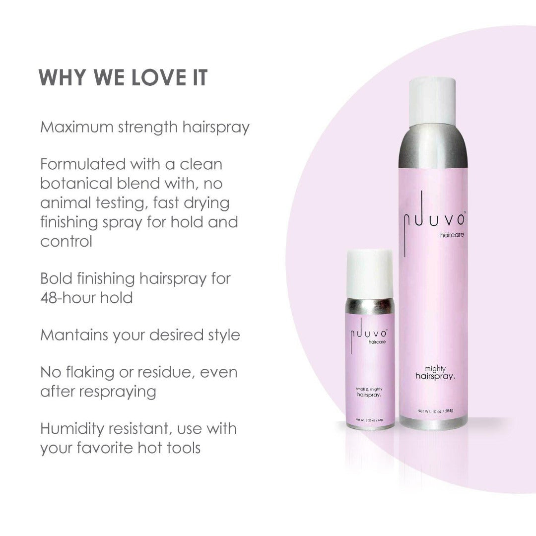 Small &amp; Mighty Hairspray by Nuuvo - 48 Hour Hold