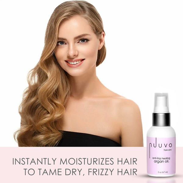 Nuuvo Haircare Lightweight Anti Frizz Healing Argan Oil - Image 3