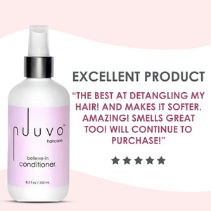 Nuuvo Haircare Leave In Conditioner Heat Protectant Spray