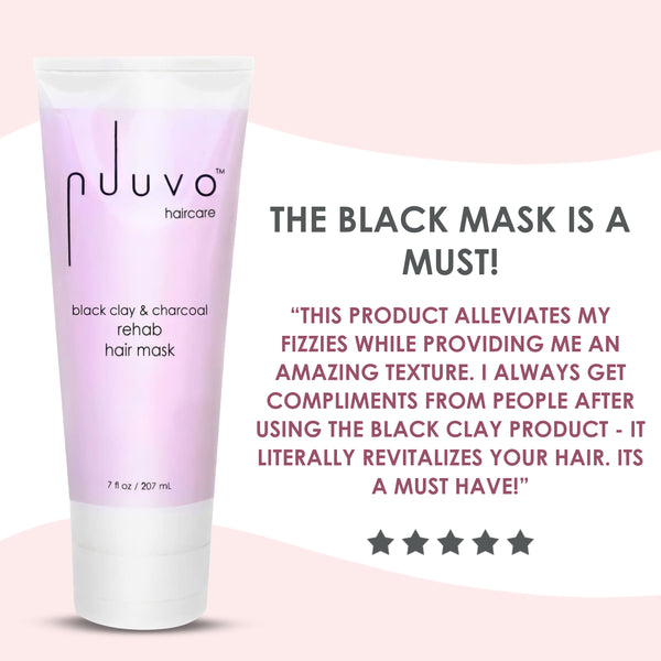 Nuuvo Haircare Black Clay & Charcoal Hair Mask