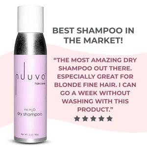 Nuuvo Haircare No H20 Dry Shampoo - Instant Hair Refresh