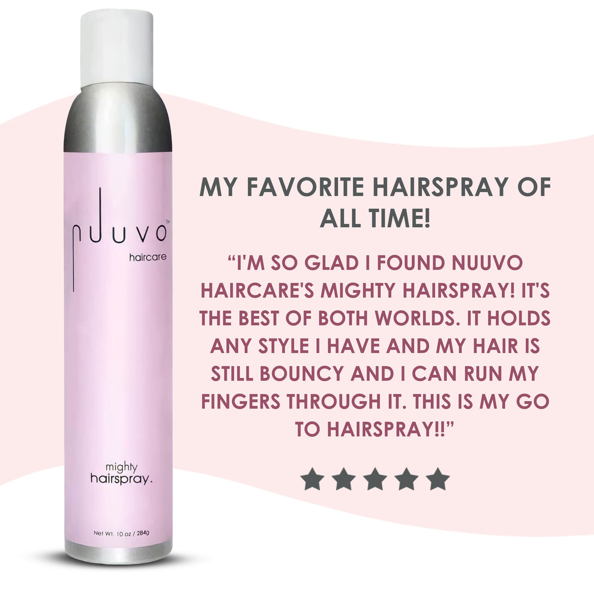 Small &amp; Mighty Hairspray by Nuuvo - 48 Hour Hold