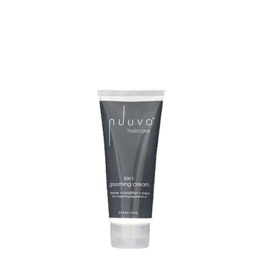 Nuuvo Haircare 3in1 Grooming Cream, Unisex No Poo, Conditioning &amp; Shave